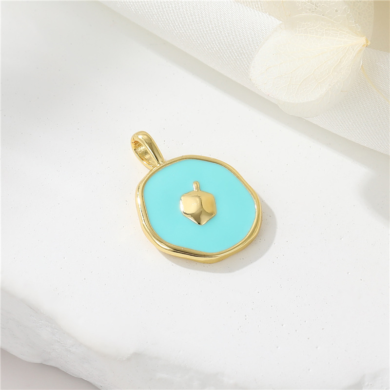 Plating Design 1 Piece Copper Gold Plated Buddha Pendant