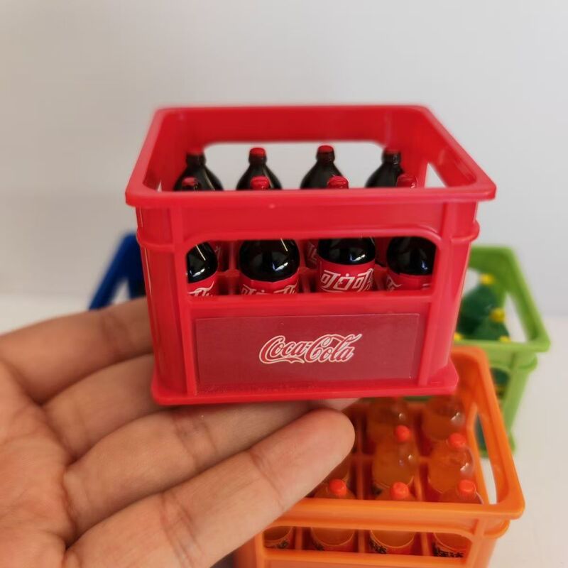 Miniature Food Toys, Mini Pack of Cola Drink Bottle Models, Pretend Play Supermarket Scene Decorations, Mini Items