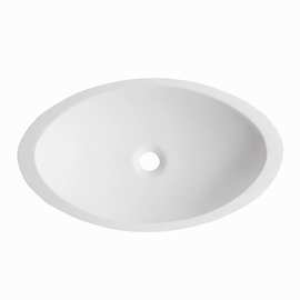 北欧简约设计台上盆人造石椭圆洗手盆家用酒店浴室台盆厂家