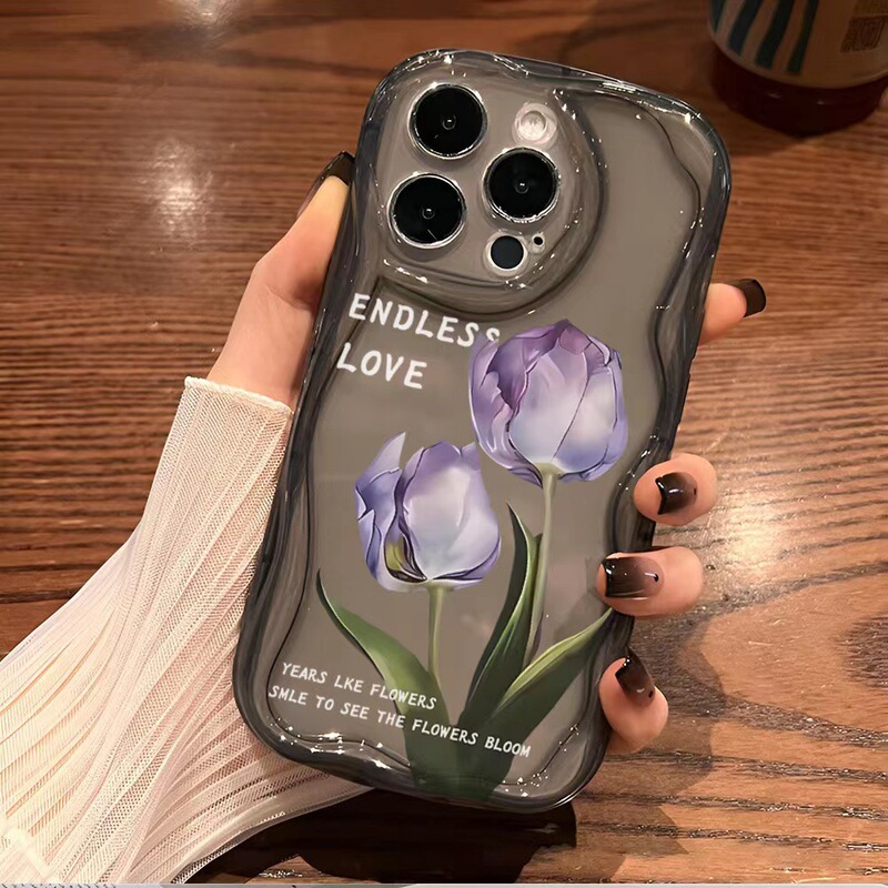 新鮮な花柄のiPhoneケース、Apple 15 Pro、16 Pro Max、iPhone 17、15、13対応、女の子向け、越境販売|undefined