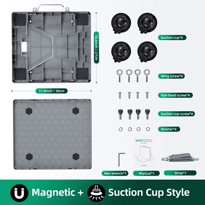 Cross-border exclusive mini car suction Roof rack - magnetic-suction-model-suction-cup