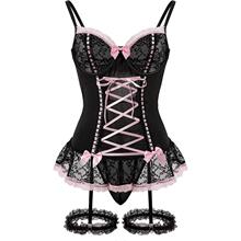 K 41582 Girlish Bow Bodysuit ��Ů������������¿羳