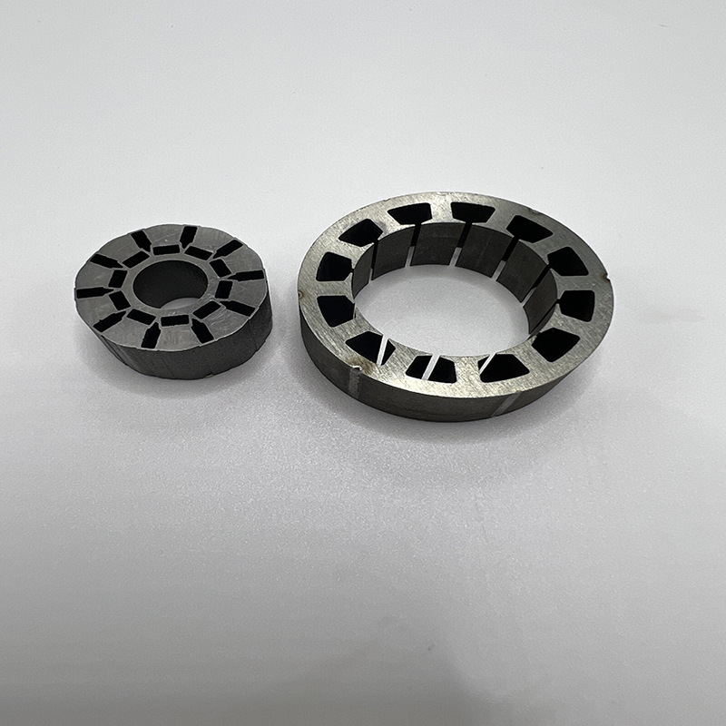 厂家直供现模专业生产转子电机直流马达铁芯定转子硅钢五金配件