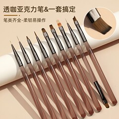 アマゾンクロスボーダー日本式ネイルペンブラシはペンを掃きます。