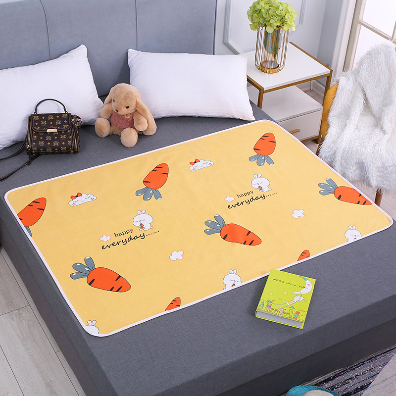 Cojín menstrual impermeable lavable Tía grande estera para estudiantes a prueba de fugas período menstrual pequeño colchón