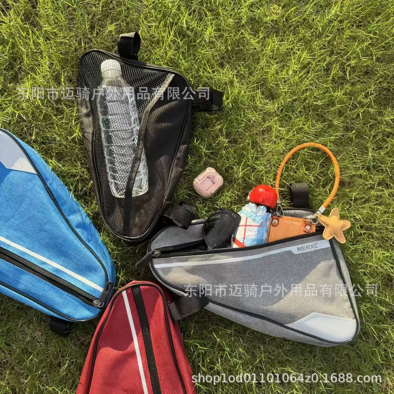 Factory Direct Sales of the New Model Triangular Cycling Saddle Bag, Large Capacity Mountain and Road Bike Tool Storage Bag, Waterproof Bicycle Bag