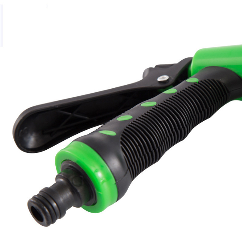 Venta directa de fábrica de cabezal de pistola de agua de alta presión de siete funciones de plástico para el hogar, suministro de pistola de agua para lavado de autos, pistola de agua de jardín de 7 funciones image 4