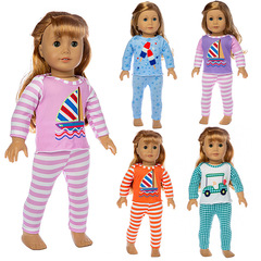 Bestselling Striped Doll Clothing Set for 18-Inch American Girl Dolls – Doll Outfit Toys