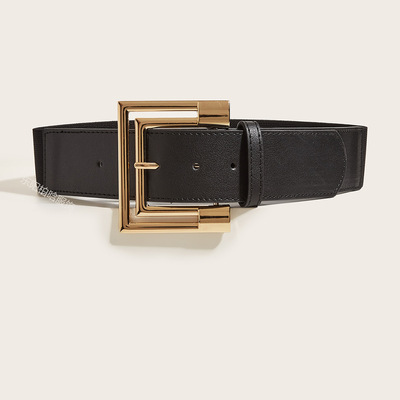 Europe and America pu Leather Belt lady collocation skirt overcoat ins Belt the republic of korea Simplicity Versatile Girdle