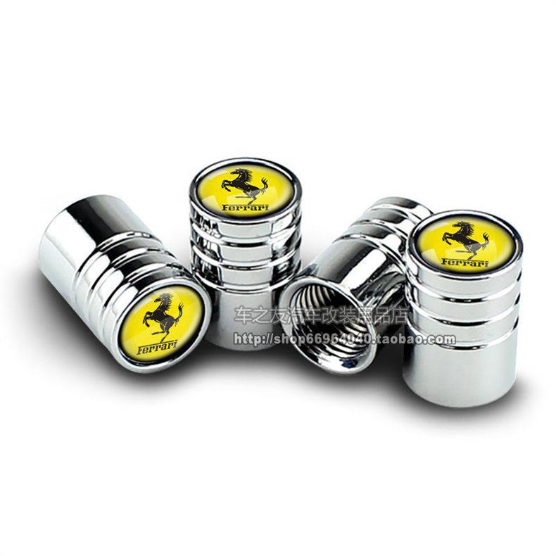 Suitable for Ferrari F430F12 F458 488 812 Car Tire Valve Cap Valve Core Dust Cover