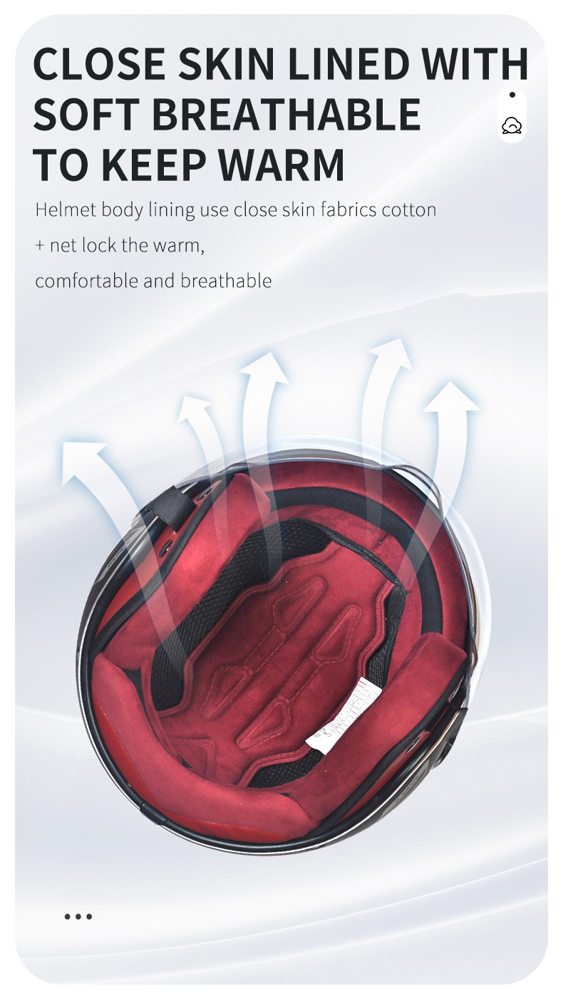 3C Certified Electric Motorcycle Helmet for Women and Men