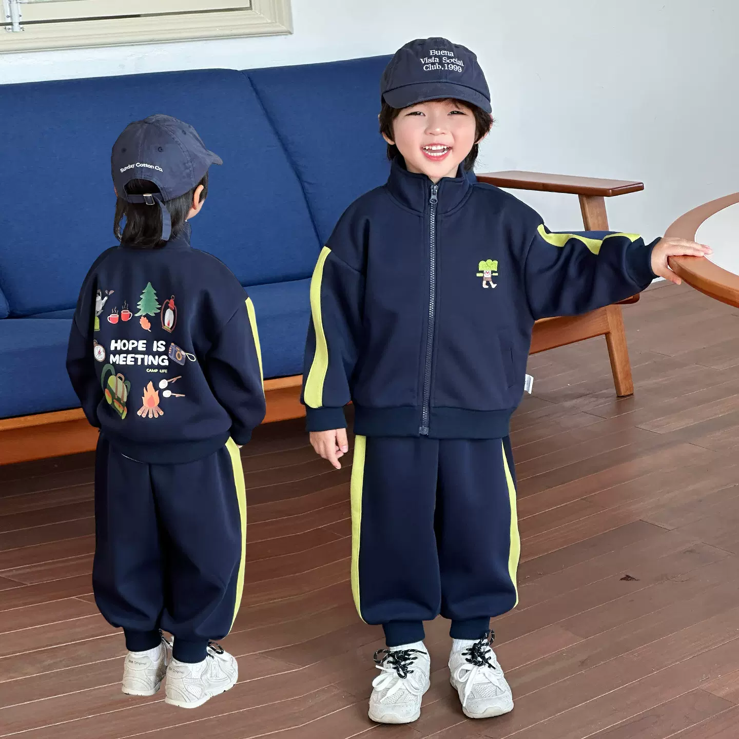 男童秋季运动套装2025秋季新款运动卫衣裤子两件套户外早秋穿搭