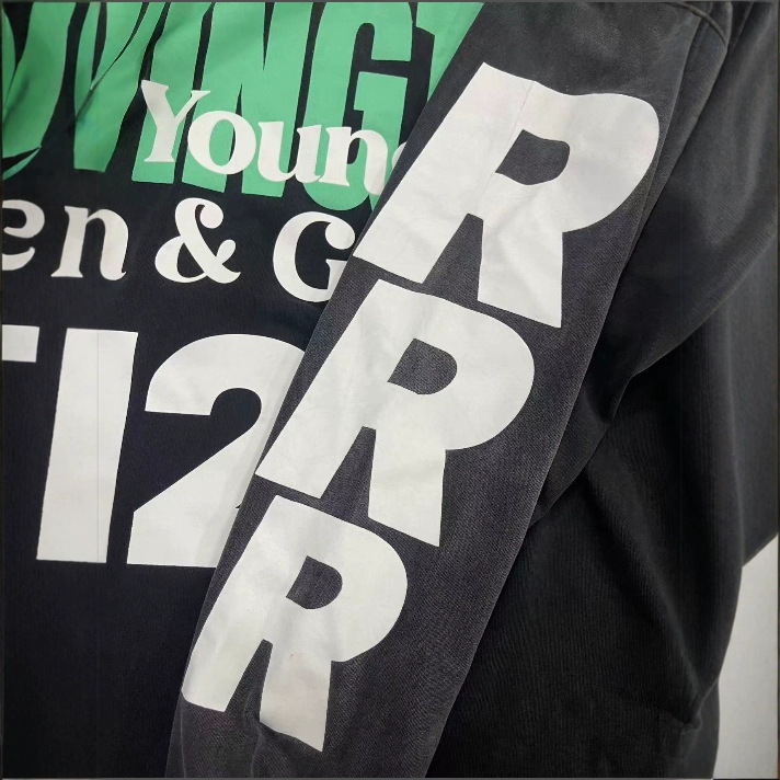 High Street Trendy Loose Casual Versatile Crew Neck Sweatshirt For Men And Women_voghion.com