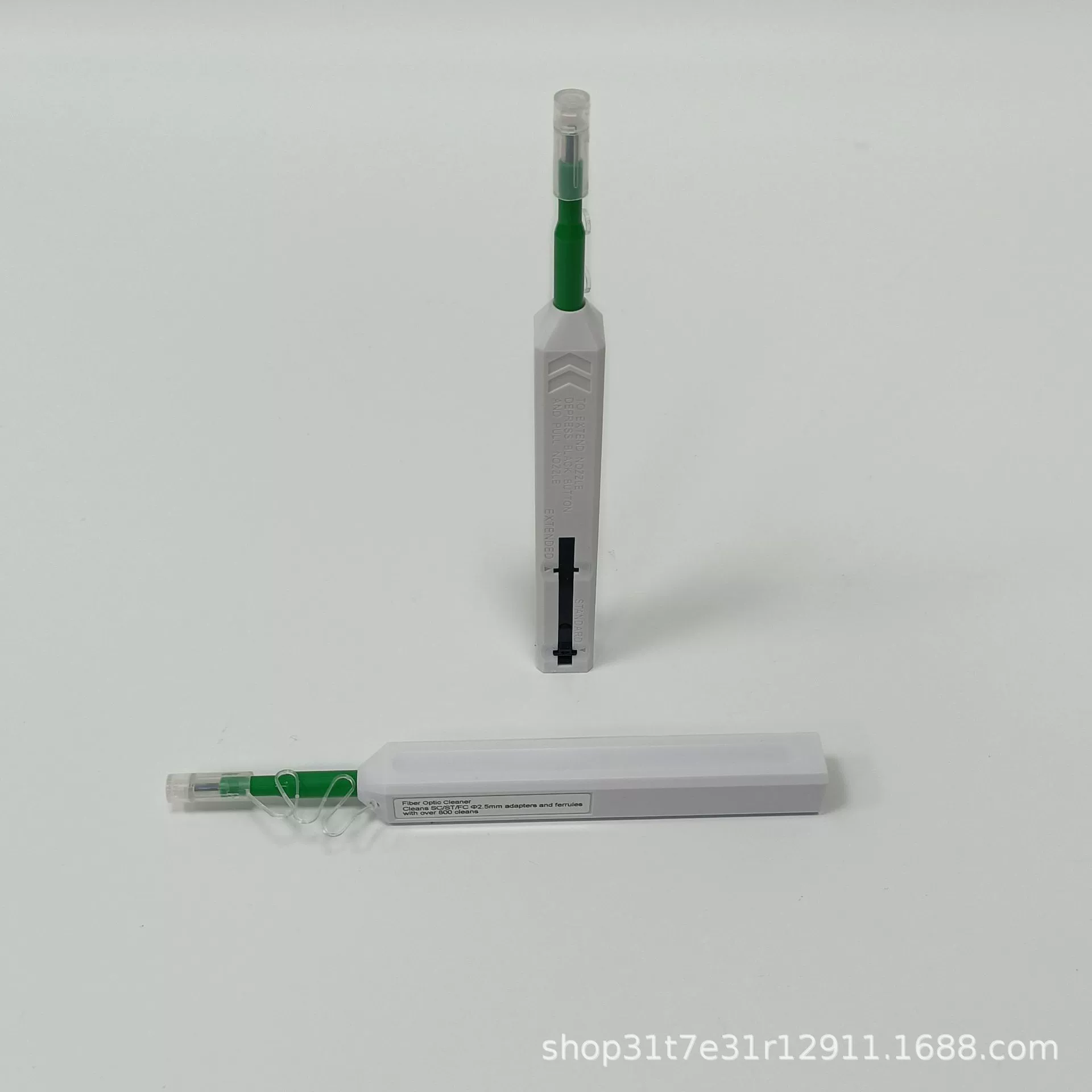 Ручка для чистки оптоволокна SC FC ST LC, очиститель фланцев оптоволокна, ручка для чистки оптоволокна push-type, ручка для чистки OTDR