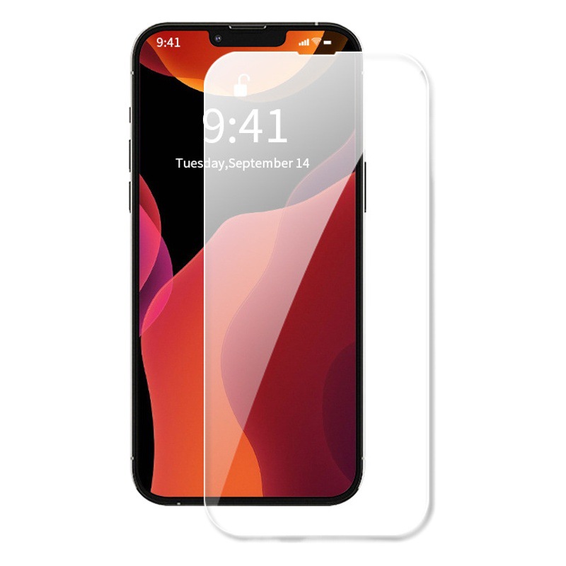 15pro película blanca Apple 14 película templada adecuada para media pantalla Apple 12 película 11 película iphone13 película para teléfono móvil Max
