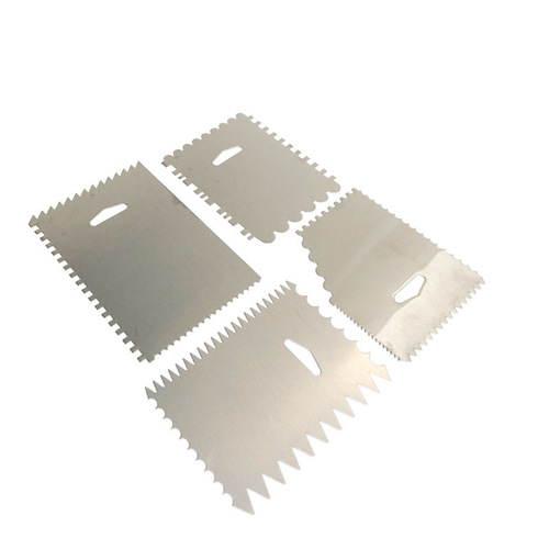 Manufacturer wholesale stainless steel cream scraper, triangle scraper, semicircle scraper, rectangular scraper, scraper