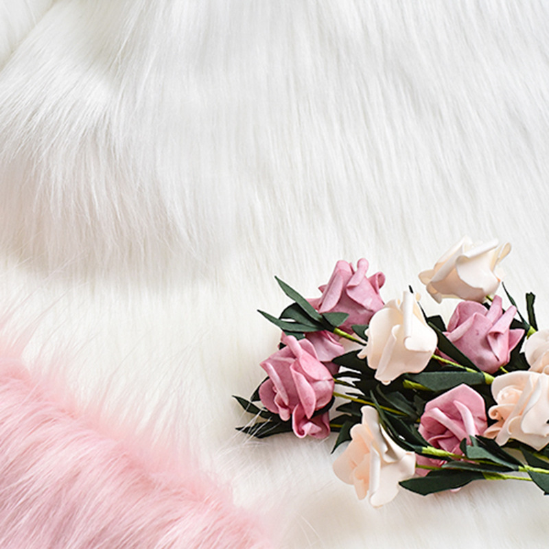 Plush Photo Background Cloth Photographic Background Set Props Beauty Makeup Jewelry Accessories Live Display Desk Plush Cloth