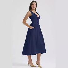 Boho women's wear��������V���Ըе�����ȹ��͢���黨��������ȹ