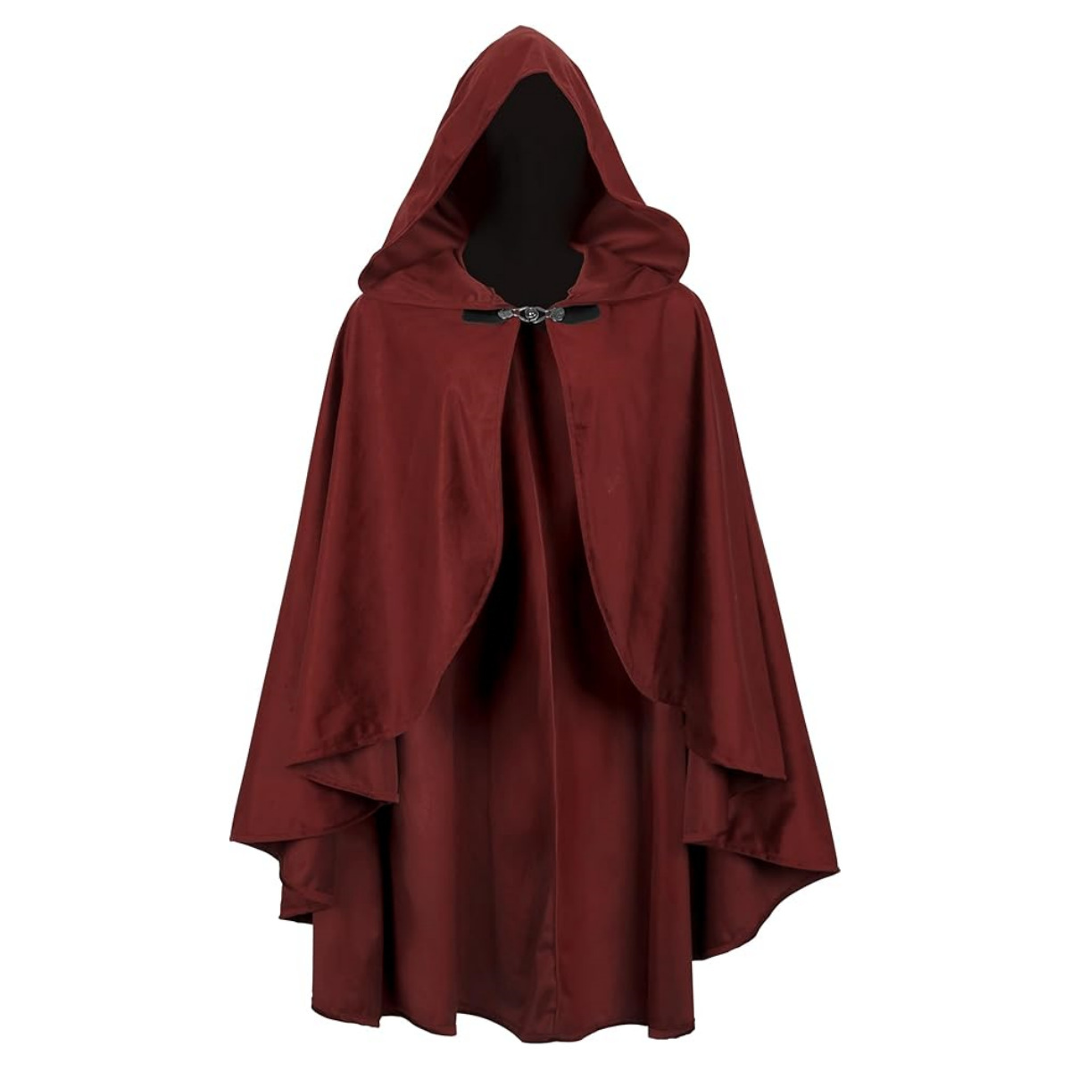 Amazon nueva ropa renacentista con capuz para adultos Halloween medieval chaleón de peluche