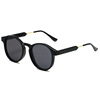 Retro trend sunglasses, universal glasses solar-powered suitable for men and women, European style, wholesale