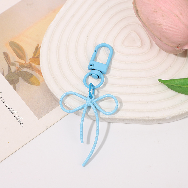 Neu Ins Stil Exquisite Runaway Prinzessin Band Bogen Keychain Student Rucksack_voghion.com