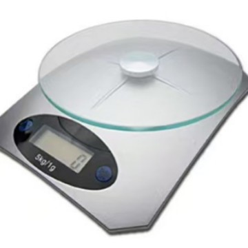2020 nueva escala de cocina KE - 5, escala electrónica, escala de horneado de vidrio 5kg / 1g