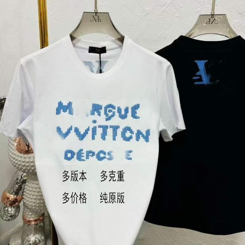 New Exclusive Edition 300g Pure Cotton High-Weight Embroidered Short-Sleeve Unisex Loose T-Shirt Couple Style Breathable 88-8 New Exclusive Edition 300g Pure Cotton High-Weight Embroidered Short-Sleeve Unisex Loose T-Shirt Couple Style Breathable 88-8
