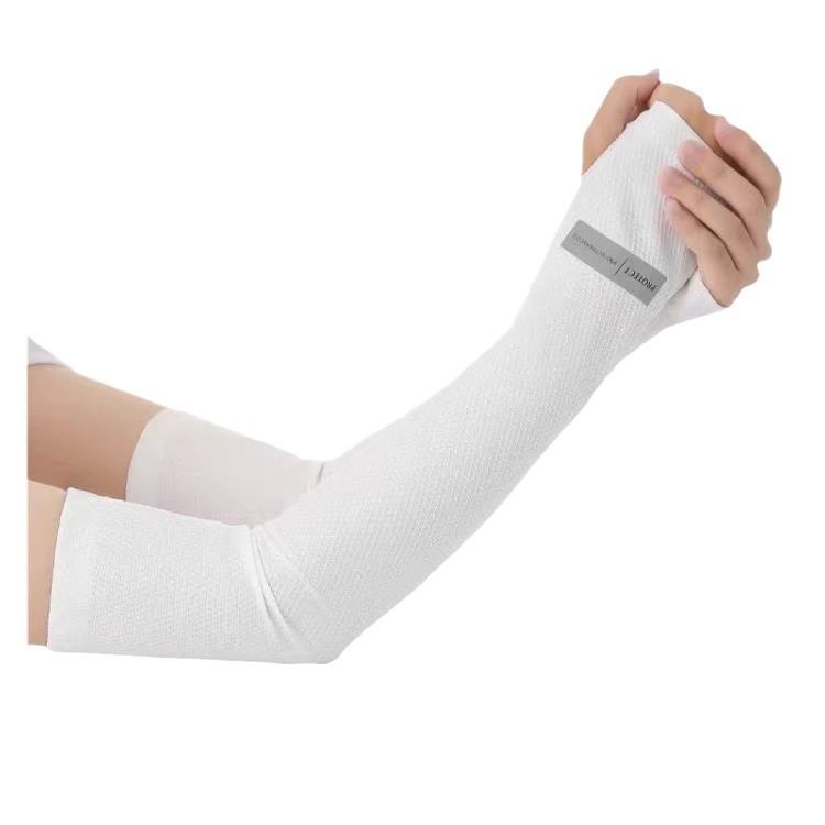 안티 커서-여름 운전 야외 자외선 자외선 얇은 얼음 실크 느슨한 플러스 사이즈 그물 붉은 손 커프 팔 보호