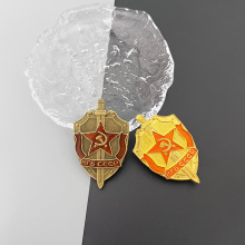 苏联镰刀克格勃徽章kgb胸针勋章cccp配饰团徽收藏帽徽军迷