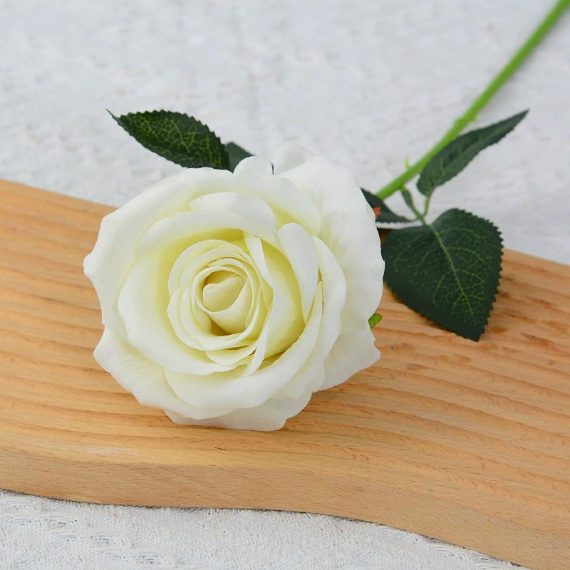 Моделированная роза из одного шелкового полотна, искусственный цветок, свадебное оформление зала, букет цветов Париж оптом