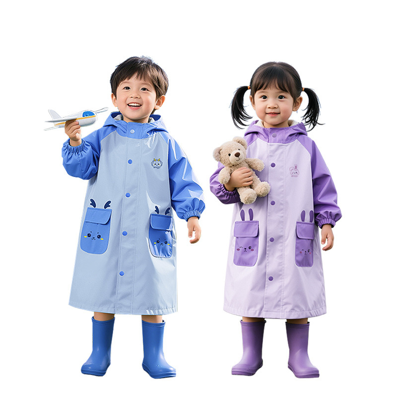 儿童雨衣宝幼儿园男女童2岁小学生上学连体防暴雨2025新款一体式|undefined