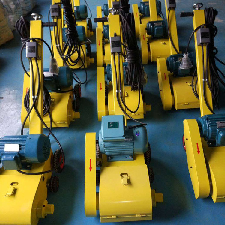 货船甲板清锈机 手推式电动除锈机 钢板铁板翻新打磨机