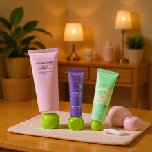 洗面奶软管护手霜50ml -120ml双切斜面球形盖铝塑小药瓶30ml