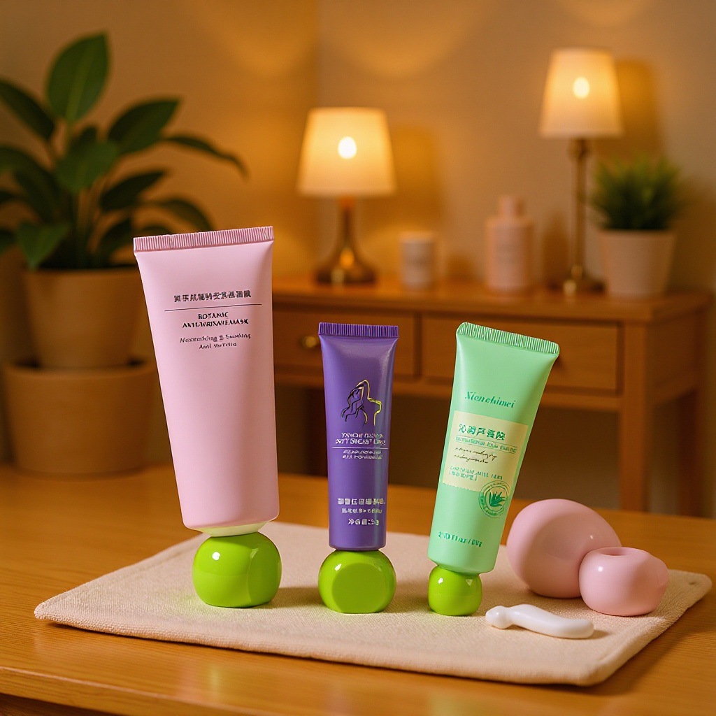 洗面奶软管护手霜50ml -120ml双切斜面球形盖铝塑小药瓶30ml