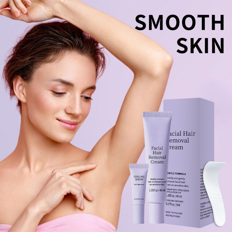 Tk's Popular Cross-Border Hairremoval Cream Facial Hair Removal Set + Essence Facial Moisturizing Care