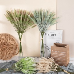 假花狗尾草長把束仿真花廠家綠植物批發婚慶裝飾工藝品跨境YC1074
