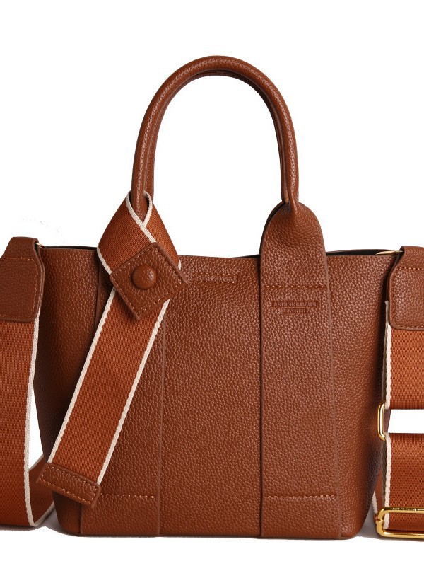 Nuevo bolso de cubo de mano transfronterizo de moda de comercio exterior de mujeres Lichi estampado de alta calidad bolso de hombro