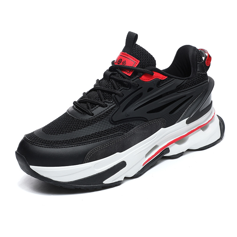 Los zapatos de papá para hombres nuevos zapatos de verano transpirables de malla gruesa para aumentar la altura de la moda coreana zapatos deportivos de hombre de alta calidad