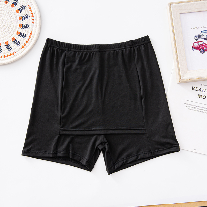 Double-Layer Safety Shorts in Black