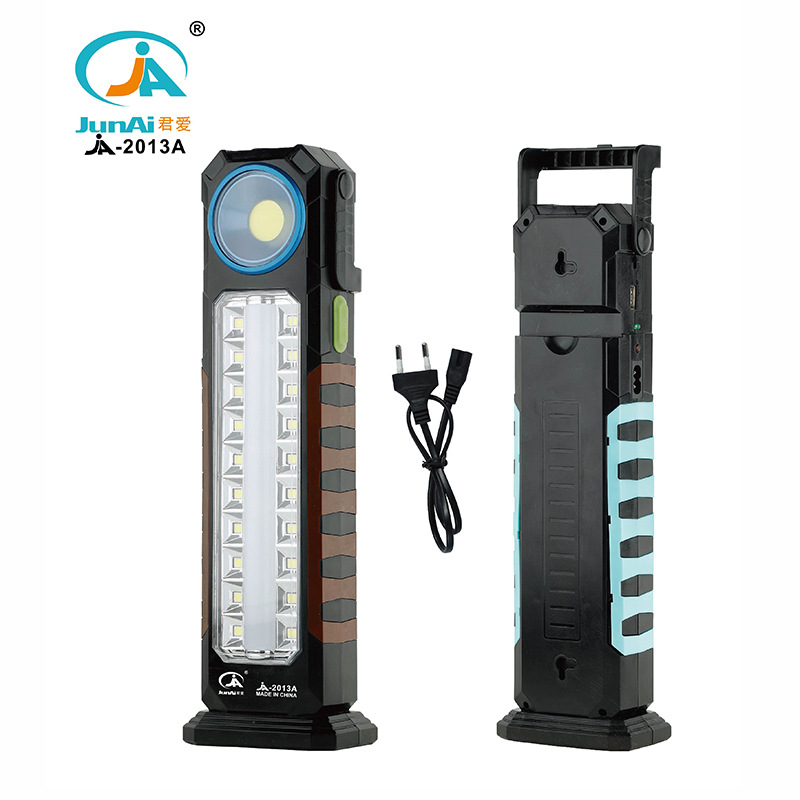 JA - 2013A suministro de lámpara de emergencia portátil USB lámpara de emergencia LED portátil de larga duración