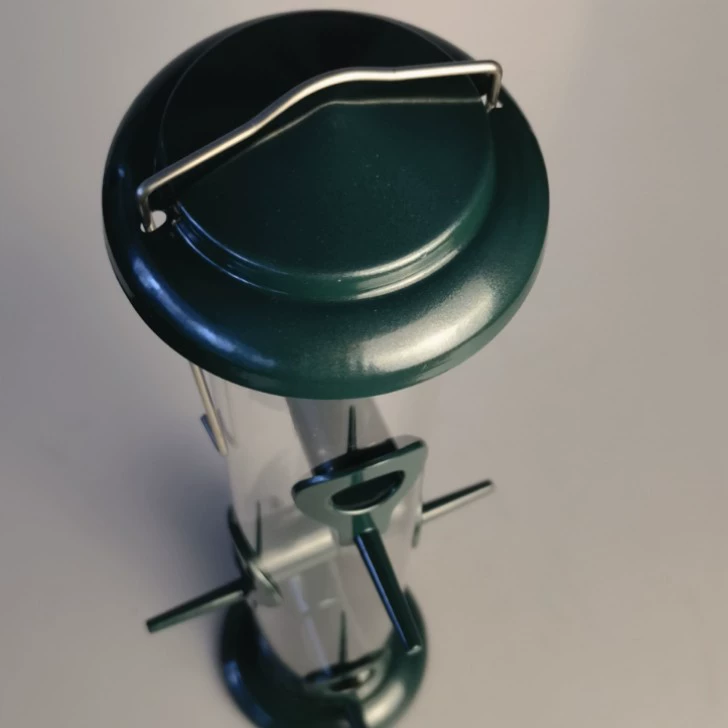 Трансграничные новые наружные подвесные металлические кормушки для птиц двор сад автоматический кормушка для диких птиц завод алюминиевого литья под давлением