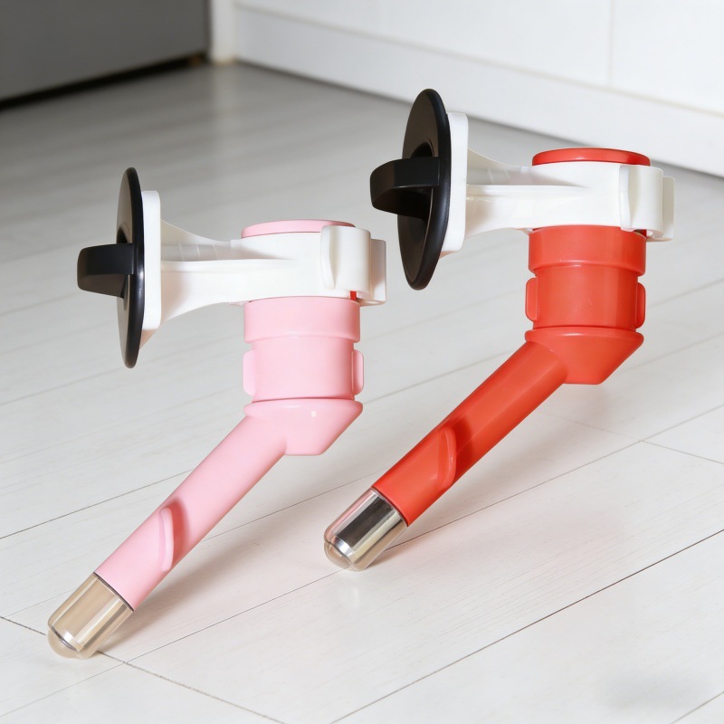 Botella de agua para gatos de mascotas, hervidor de agua automático con ventosa, cabeza de agua para gatos con botella de bebida para perros, alimentador para perros