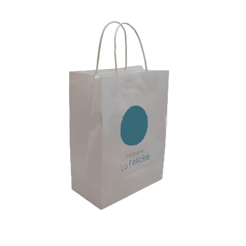 白牛皮纸袋 纸绳手提袋 环保纸袋