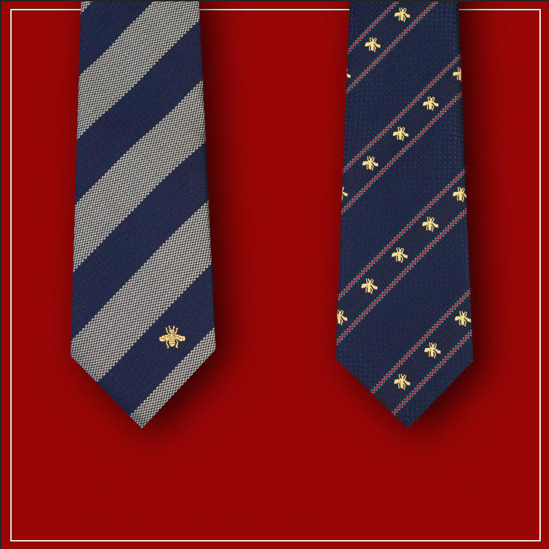 领带男士正装商务蓝黑色潮流复古西装结婚礼新郎红色轻奢手打领带