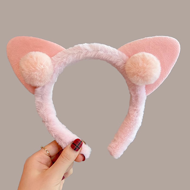 24# oreilles de chat roses