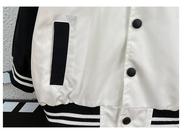 Traje de uniforme de béisbol con la palabra Xiaoying Mark & XDM-7113 = traje de tendencia de primavera y otoño_