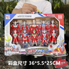 正版授權百變超人套裝迪迦捷德賽羅銀河裝甲泰迦阿爾法男孩玩具