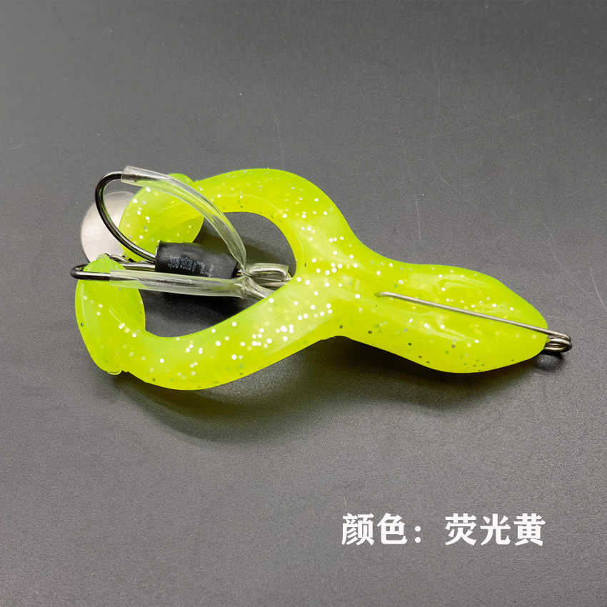 Soft Frogs Fishing Lures Spinner Blade Baits Fresh Water Bass Swimbait Tackle Gear