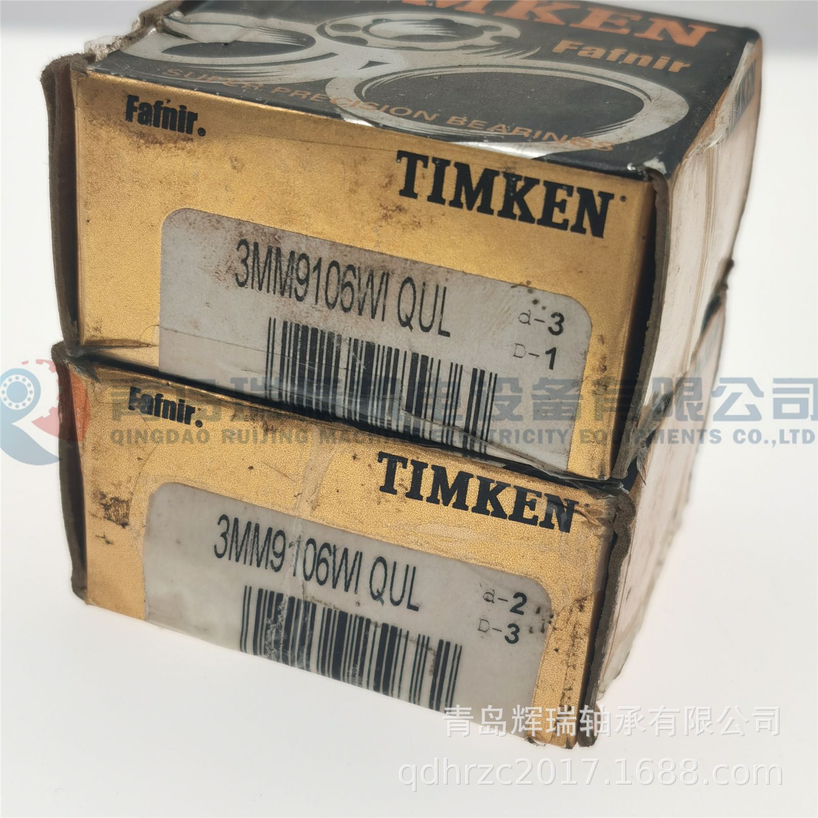 FAFNIR角接触球轴承3MM9106W1-CR-QU