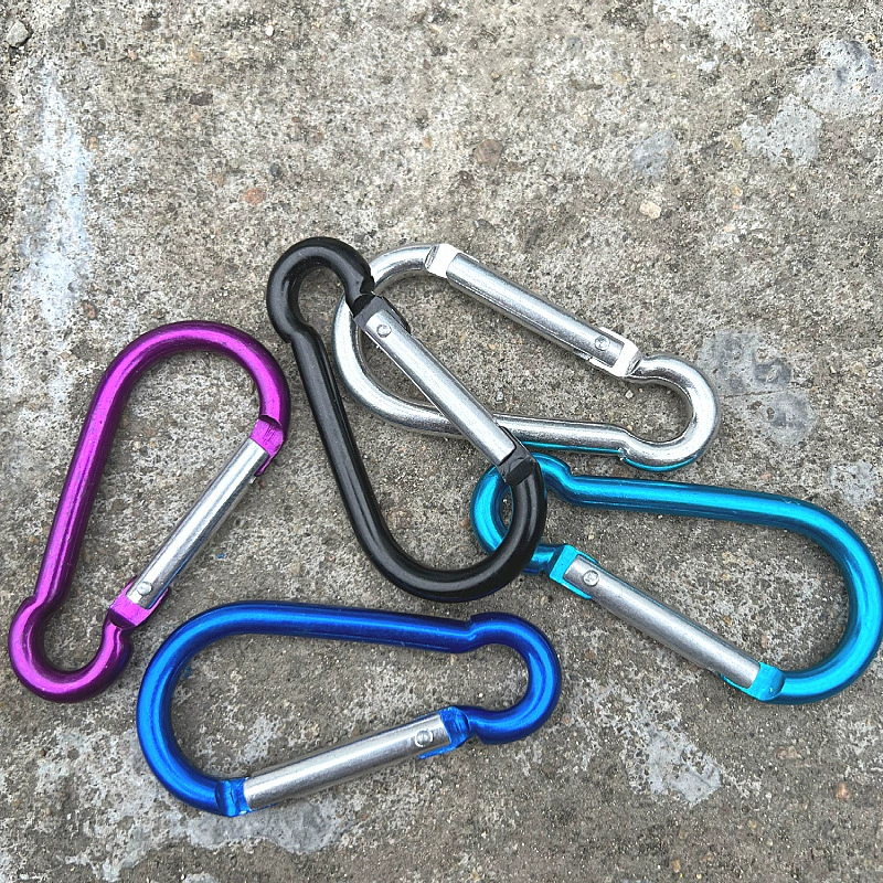 Многофункциональный карабин Baojian Metal №7 в форме тыквы, из алюминиевого сплава, пружинного типа, для рюкзаков и сумок